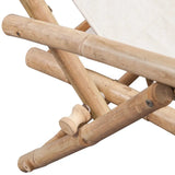 NNEVL Outdoor Deck Chair Bamboo
