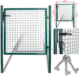 NNEVL Single Door Fence Gate Powder-Coated Steel