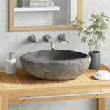 NNEVL Basin River Stone Oval 29-38 cm