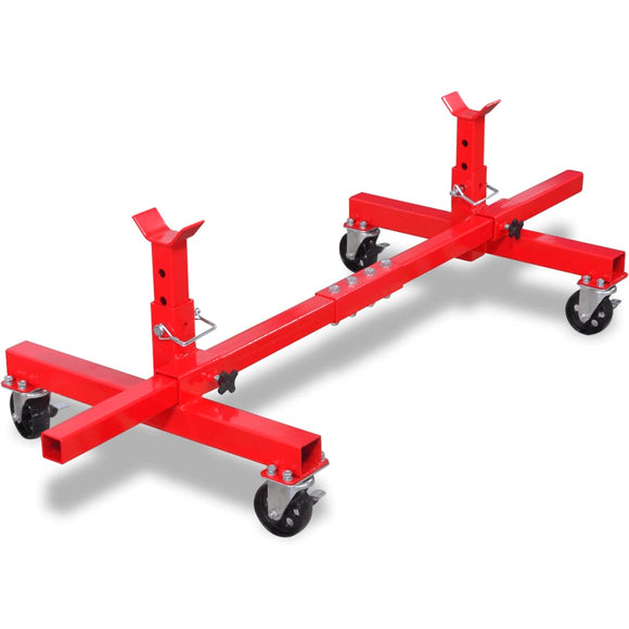 NNEVL Mobile Axle Stand Red