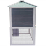 NNEVL Animal Rabbit Cage Double Floor Wood