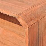 NNEVL Coffee Table 90x55.5x38.5 cm Solid Paulownia Wood Brown