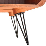 NNEVL Coffee Table 90x55.5x38.5 cm Solid Paulownia Wood Brown