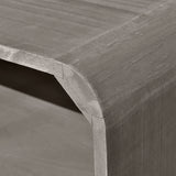 NNEVL Coffee Table 90x55.5x38.5 cm Solid Paulownia Wood Grey