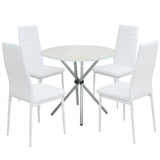 NNEVL Five Piece Dining Table and Chair Set