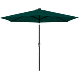 NNEVL LED Cantilever Umbrella 3 m Green