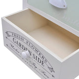 NNEVL French Bedside Cabinets 2 pcs Wood