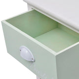 NNEVL French Storage Cabinet 3 Drawers Wood