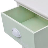 NNEVL French Storage Cabinet 4 Drawers Wood