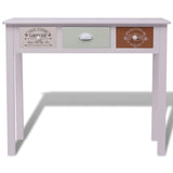 NNEVL French Console Table Wood