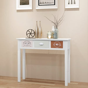NNEVL French Console Table Wood