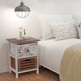 NNEVL Bedside Cabinets 2 pcs Wood