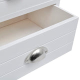 NNEVL French Bedside Cabinet White