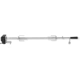 NNEVL BBQ Rotisserie Spit with Motor Steel 1000 mm