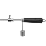 NNEVL BBQ Rotisserie Spit with Motor Steel 1000 mm