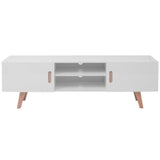 NNEVL TV Stand MDF 150x35x48.5 cm High Gloss White