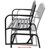 NNEVL Swing Bench Black Steel