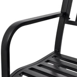 NNEVL Swing Bench Black Steel