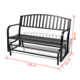 NNEVL Swing Bench Black Steel