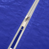 NNEVL Marquee with 6 Side Walls Blue 2x2 m