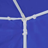 NNEVL Marquee with 6 Side Walls Blue 2x2 m