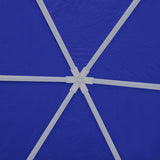 NNEVL Marquee with 6 Side Walls Blue 2x2 m