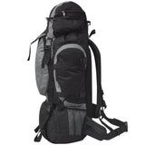NNEVL Hiking Backpack XXL 75 L Black and Grey