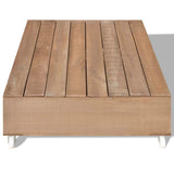 NNEVL Coffee Table Brown Solid Wood