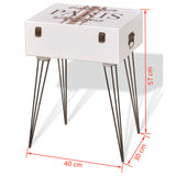 NNEVL Side Cabinet 40x30x57 cm White
