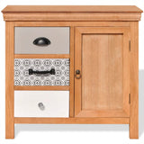 NNEVL Sideboard 65x35x60 cm Solid Wood Eucalyptus