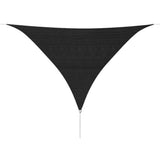 NNEVL Sunshade Sail HDPE Triangular 3.6x3.6x3.6 m Anthracite
