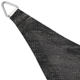 NNEVL Sunshade Sail HDPE Triangular 3.6x3.6x3.6 m Anthracite