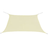 NNEVL Sunshade Sail Oxford Fabric Square 3.6x3.6 m Cream