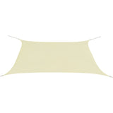 NNEVL Sunshade Sail Oxford Fabric Rectangular 2x4 m Cream