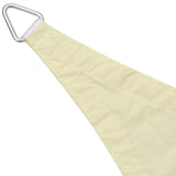 NNEVL Sunshade Sail Oxford Fabric Triangular 3.6x3.6x3.6 m Cream