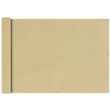 NNEVL Balcony Screen Oxford Fabric 75x600 cm Beige