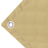 NNEVL Balcony Screen Oxford Fabric 90x400 cm Beige