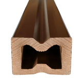NNEVL WPC Decking Boards 6 pcs Brown