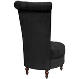 NNEVL High Back Sofa Chair Black Fabric