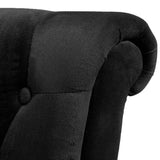 NNEVL High Back Sofa Chair Black Fabric