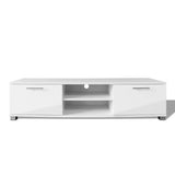 NNEVL TV Cabinet High-Gloss White 120x40.3x34.7 cm