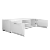 NNEVL TV Cabinet High-Gloss White 120x40.3x34.7 cm