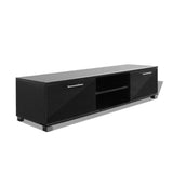 NNEVL TV Cabinet High-Gloss Black 120x40.3x34.7 cm