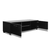 NNEVL TV Cabinet High-Gloss Black 120x40.3x34.7 cm