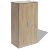 NNEVL Shoe Cabinet 7 Shelves Oak