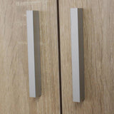 NNEVL Shoe Cabinet 7 Shelves Oak