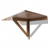 NNEVL Folding Wall Table Oak 100x60 cm