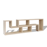 NNEVL TV Cabinet Double L-Shaped Oak