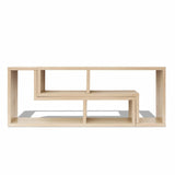 NNEVL TV Cabinet Double L-Shaped Oak