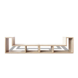 NNEVL TV Cabinet Double L-Shaped Oak